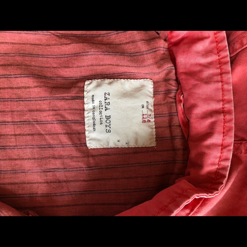 ZARA Boys Cargo Military Jacket 7/8 - Picture 3 of 8